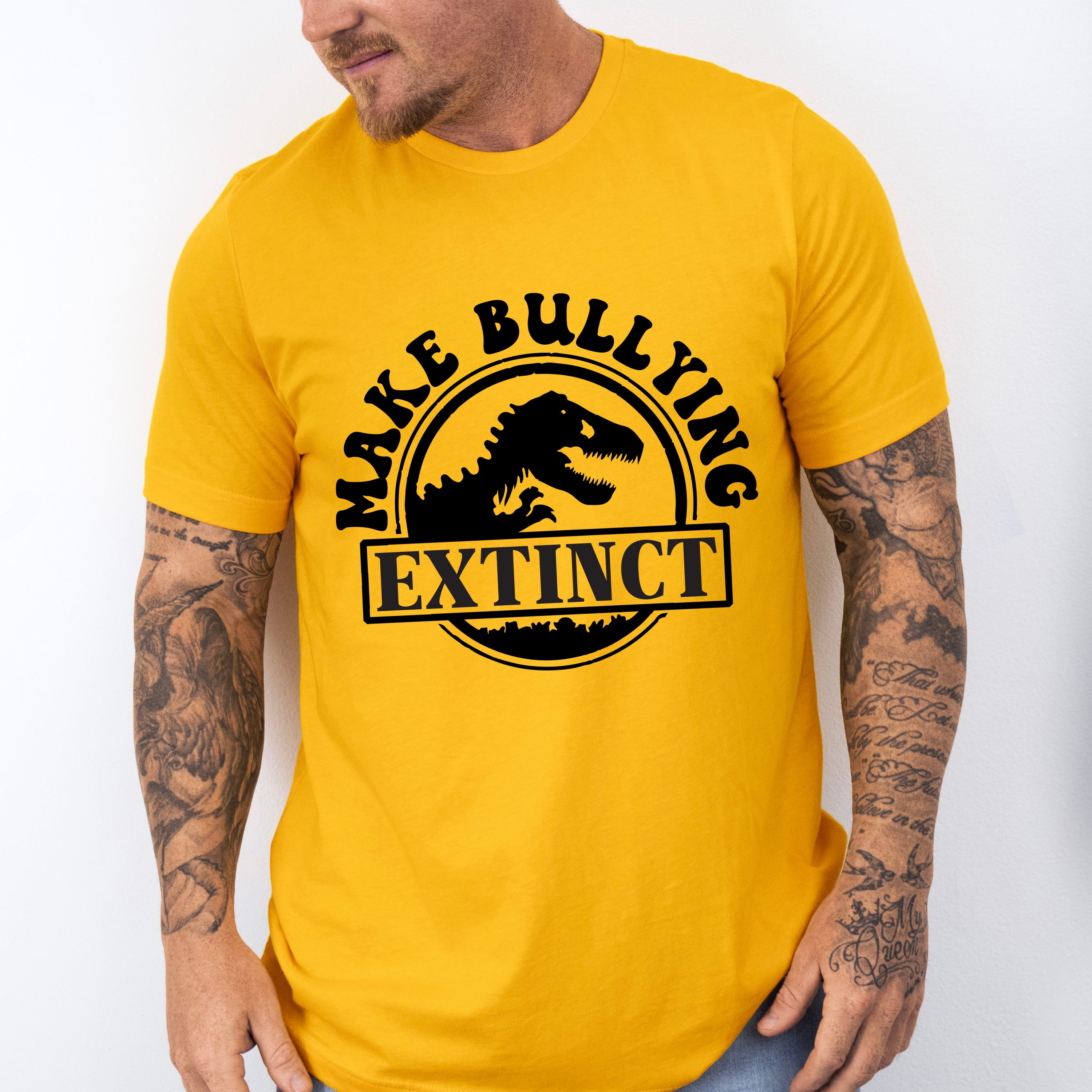 Make Bullying Extinct - Anti Bullying Unisex Crewneck T-Shirt Sweatshirt Hoodie