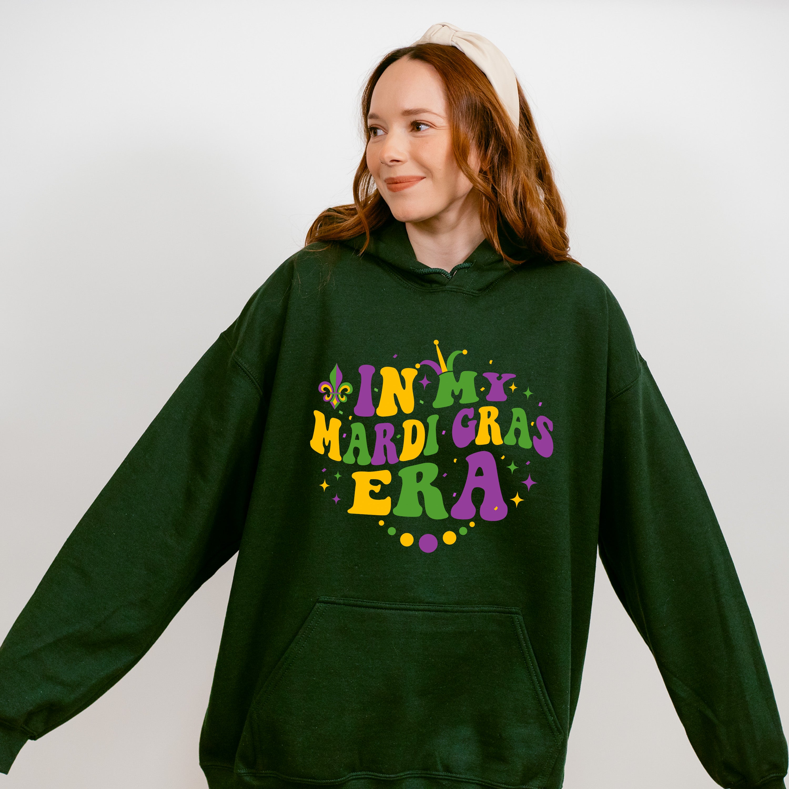 In My Mardi Gras Era Heart Design - Mardi Gras Unisex Crewneck T-Shirt Sweatshirt Hoodie
