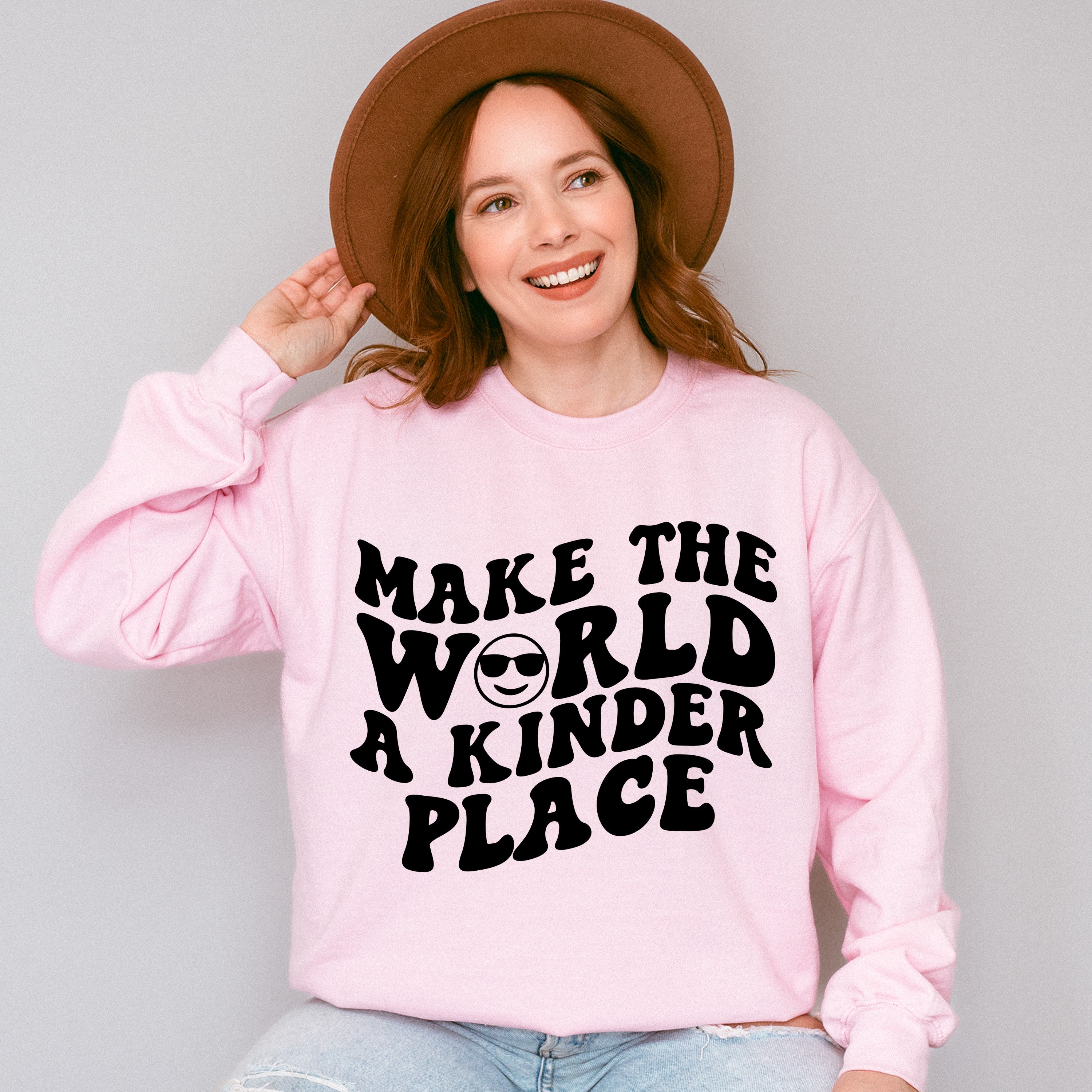 Make The World A Kinder Place - Anti Bullying Unisex Crewneck T-Shirt Sweatshirt Hoodie
