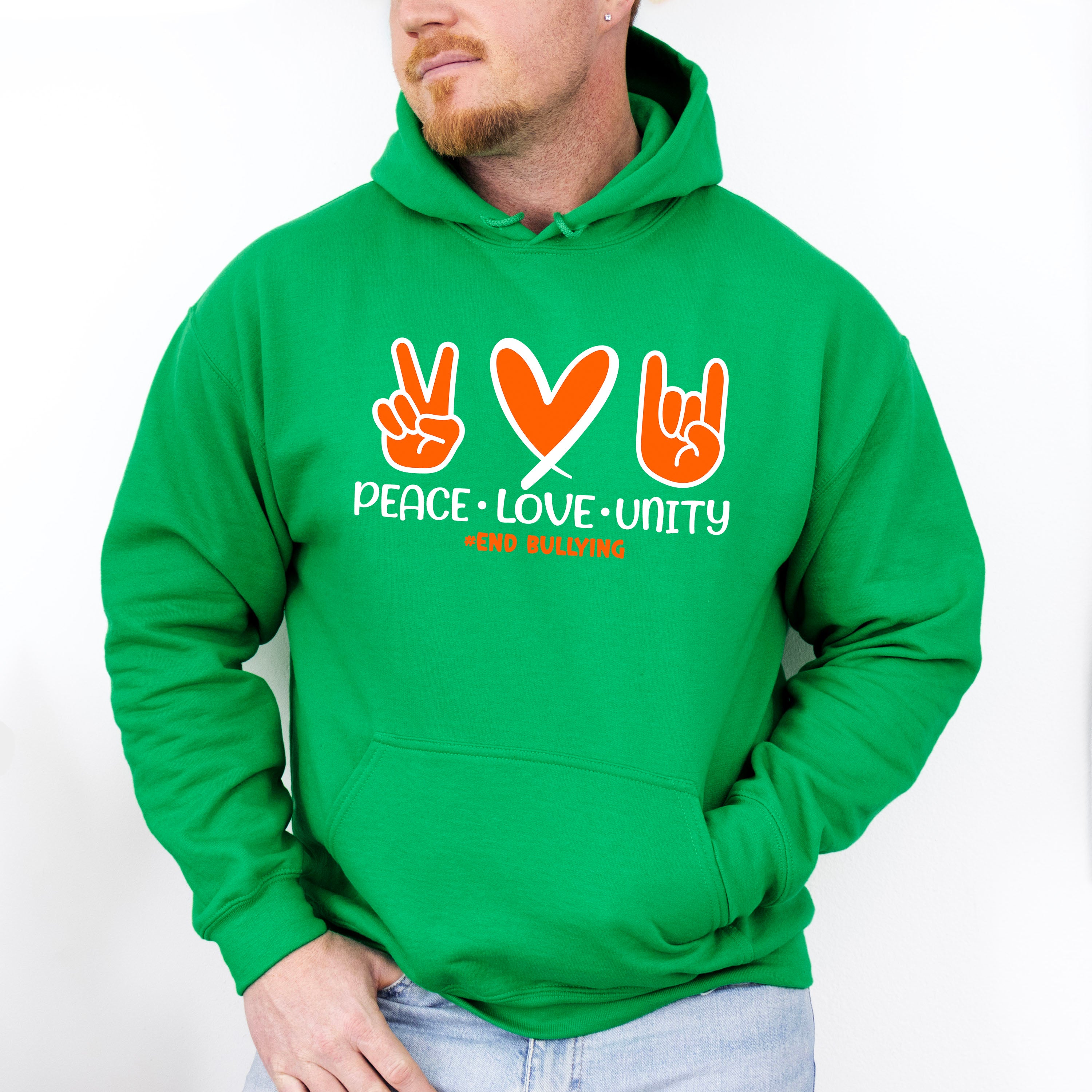 Peace Love Unity - Anti Bullying Unisex Crewneck T-Shirt Sweatshirt Hoodie