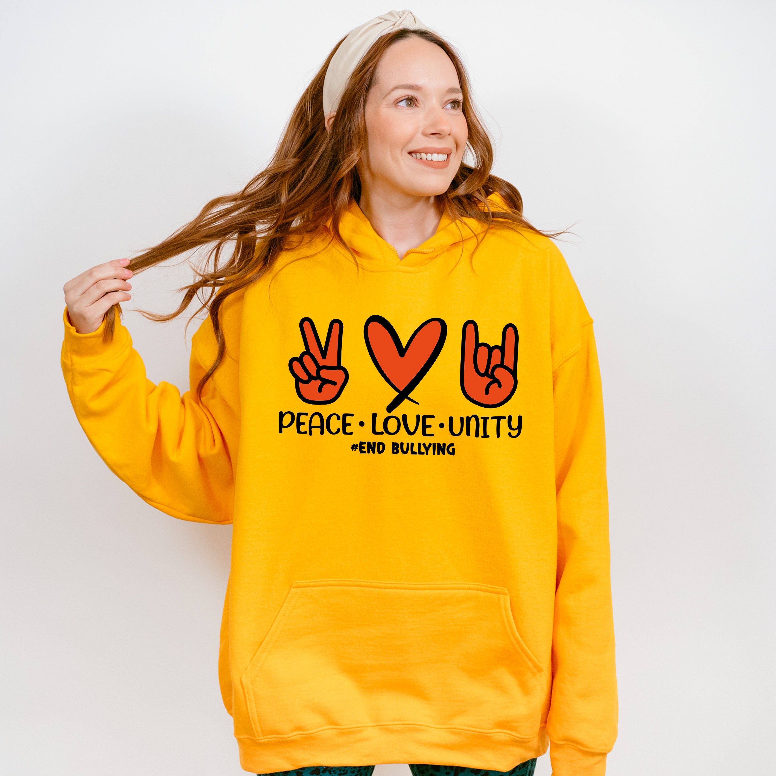Peace Love Unity - Anti Bullying Unisex Crewneck T-Shirt Sweatshirt Hoodie