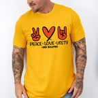 Peace Love Unity - Anti Bullying Unisex Crewneck T-Shirt Sweatshirt Hoodie