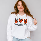 Peace Love Unity - Anti Bullying Unisex Crewneck T-Shirt Sweatshirt Hoodie