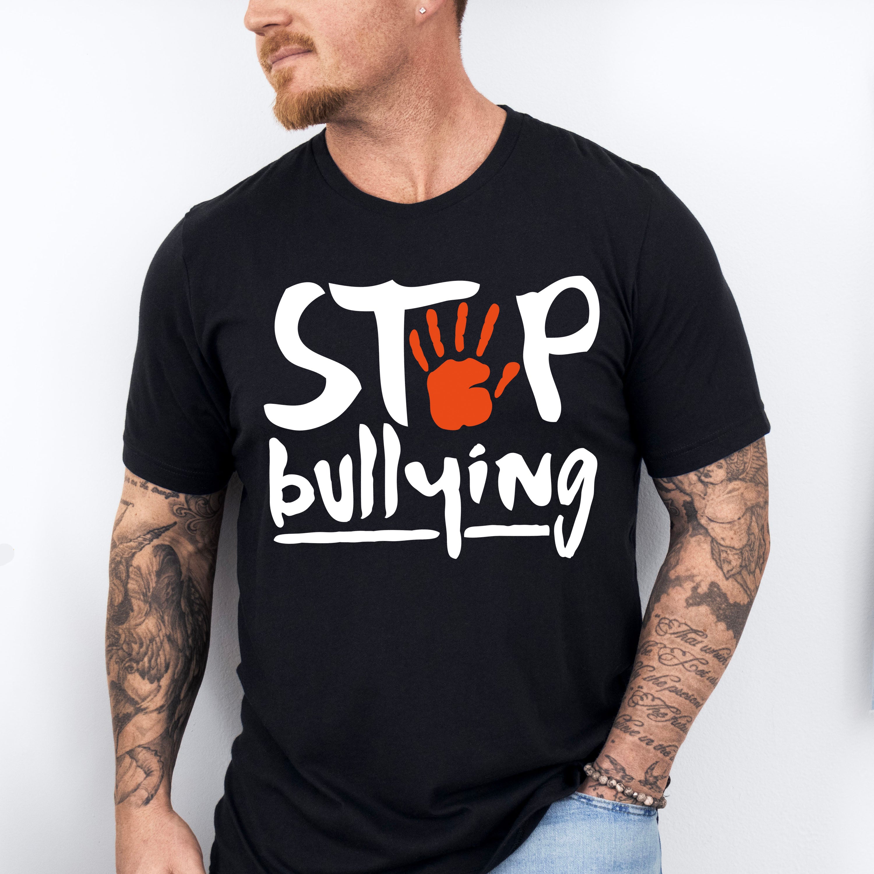 Stop Bullying - Anti Bullying Unisex Crewneck T-Shirt Sweatshirt Hoodie