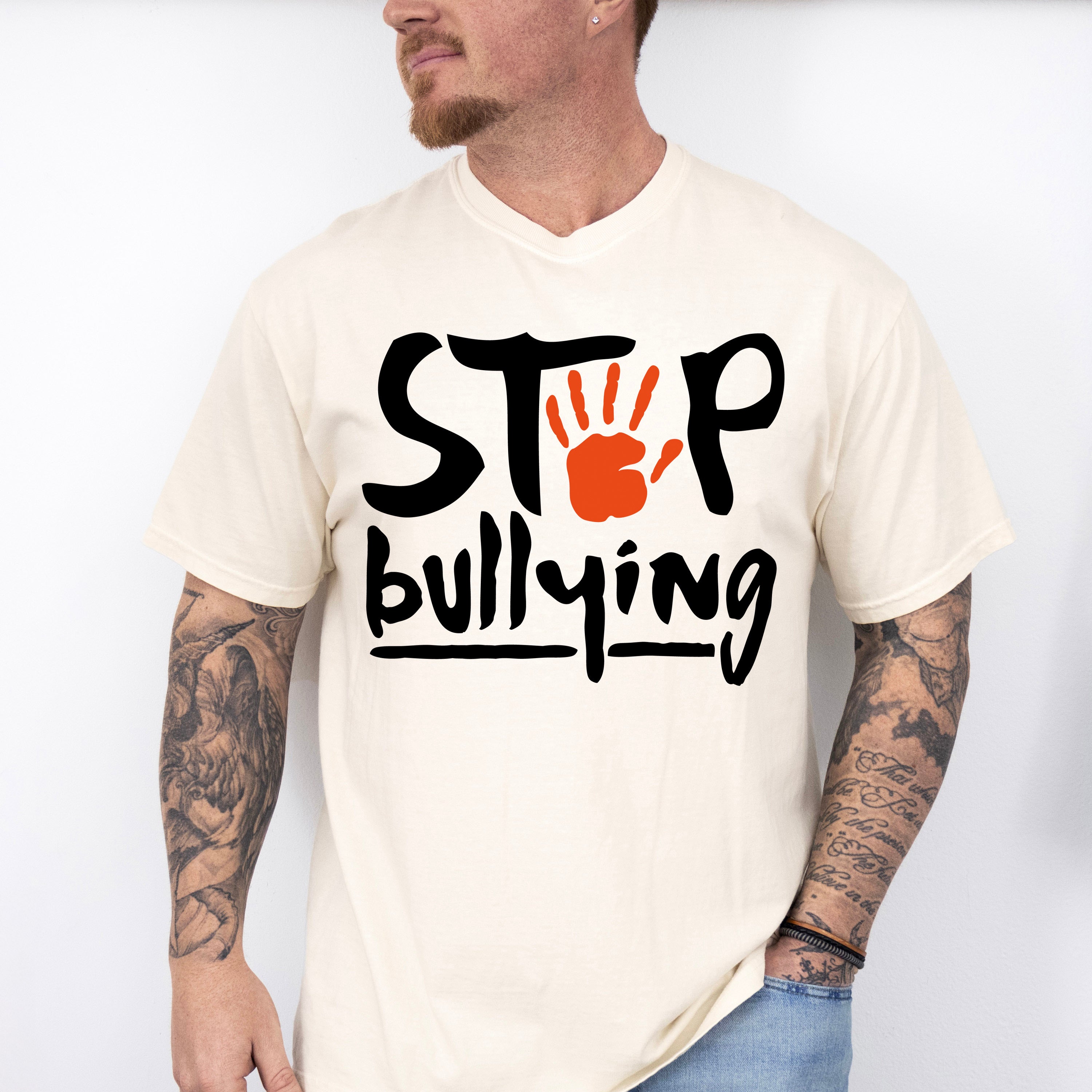 Stop Bullying - Anti Bullying Unisex Crewneck T-Shirt Sweatshirt Hoodie
