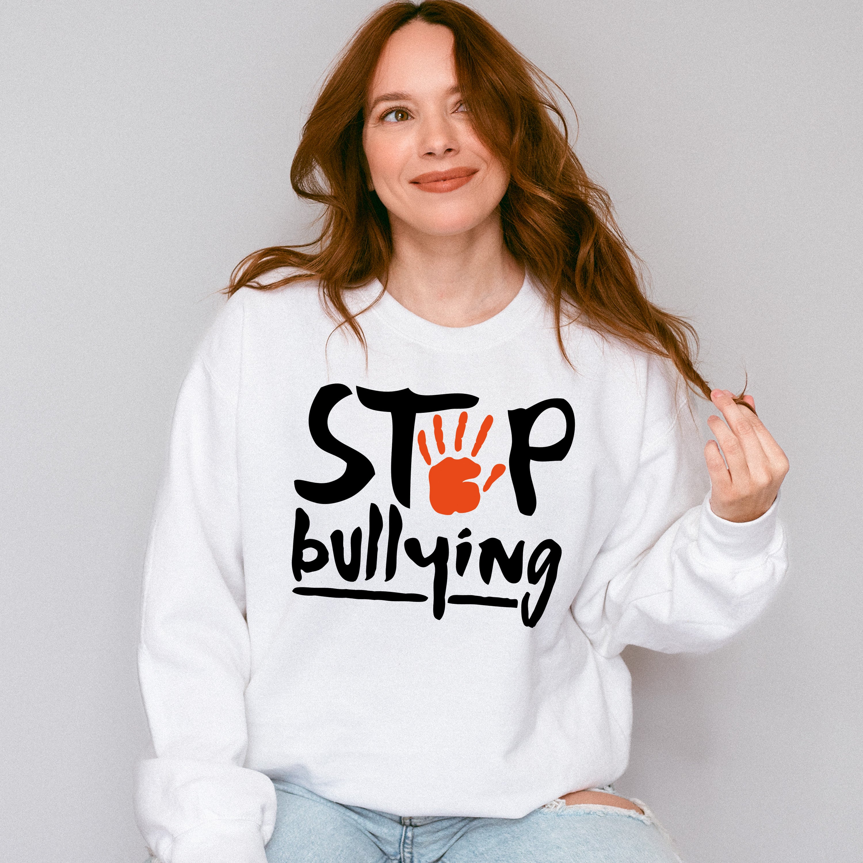 Stop Bullying - Anti Bullying Unisex Crewneck T-Shirt Sweatshirt Hoodie