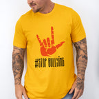 Stop Bullying Hand Design - Anti Bullying Unisex Crewneck T-Shirt Sweatshirt Hoodie
