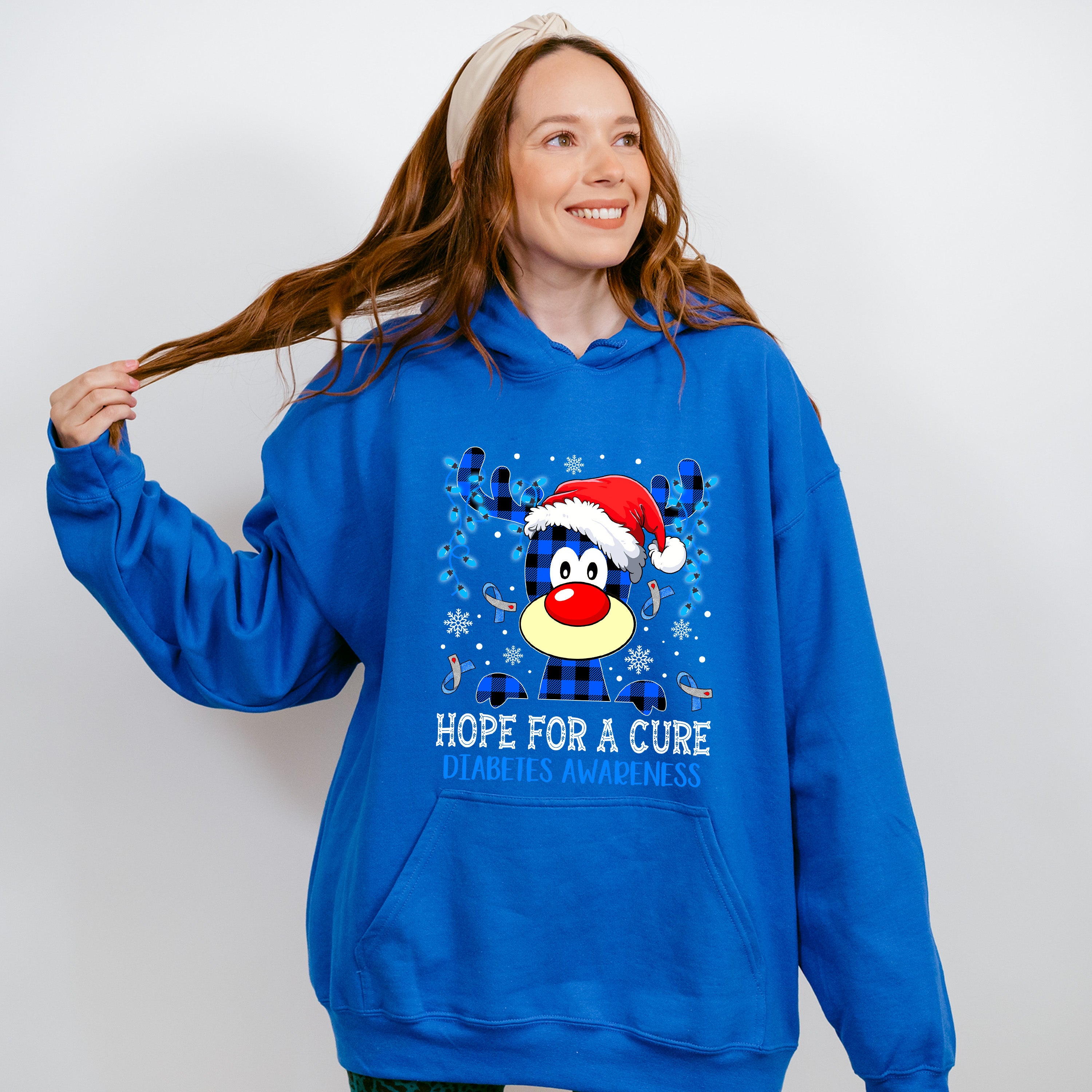 Hope For A Cure - Diabetes Unisex Crewneck T-Shirt Sweatshirt Hoodie