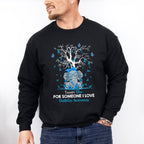 I Wear Blue For Someone I Love - Diabetes Unisex Crewneck T-Shirt Sweatshirt Hoodie