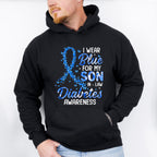 I Wear Blue For My Son In Law - Diabetes Unisex Crewneck T-Shirt Sweatshirt Hoodie