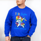 Type 1 Diabetes Sister Pony Design - Diabetes Unisex Crewneck T-Shirt Sweatshirt Hoodie