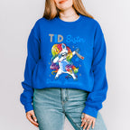 Type 1 Diabetes Sister Pony Design - Diabetes Unisex Crewneck T-Shirt Sweatshirt Hoodie