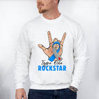 Type One Rockstar - Diabetes Unisex Crewneck T-Shirt Sweatshirt Hoodie