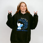 Never Give Up Elephant Design - Diabetes Unisex Crewneck T-Shirt Sweatshirt Hoodie