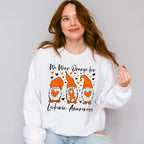 We Wear Orange Leukemia Awareness - Leukemia Unisex Crewneck T-Shirt Sweatshirt Hoodie