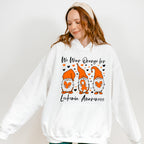 We Wear Orange Leukemia Awareness - Leukemia Unisex Crewneck T-Shirt Sweatshirt Hoodie