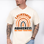We Fight Together Leukemia Awareness - Leukemia Unisex Crewneck T-Shirt Sweatshirt Hoodie