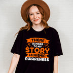 There Is More To My Story - Leukemia Unisex Crewneck T-Shirt Sweatshirt Hoodie