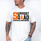 Support Squad Leukemia Awareness - Leukemia Unisex Crewneck T-Shirt Sweatshirt Hoodie