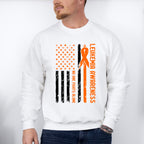 No One Fights Alone - Leukemia Unisex Crewneck T-Shirt Sweatshirt Hoodie