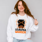 Leukemia Warrior Orange Design - Leukemia Unisex Crewneck T-Shirt Sweatshirt Hoodie