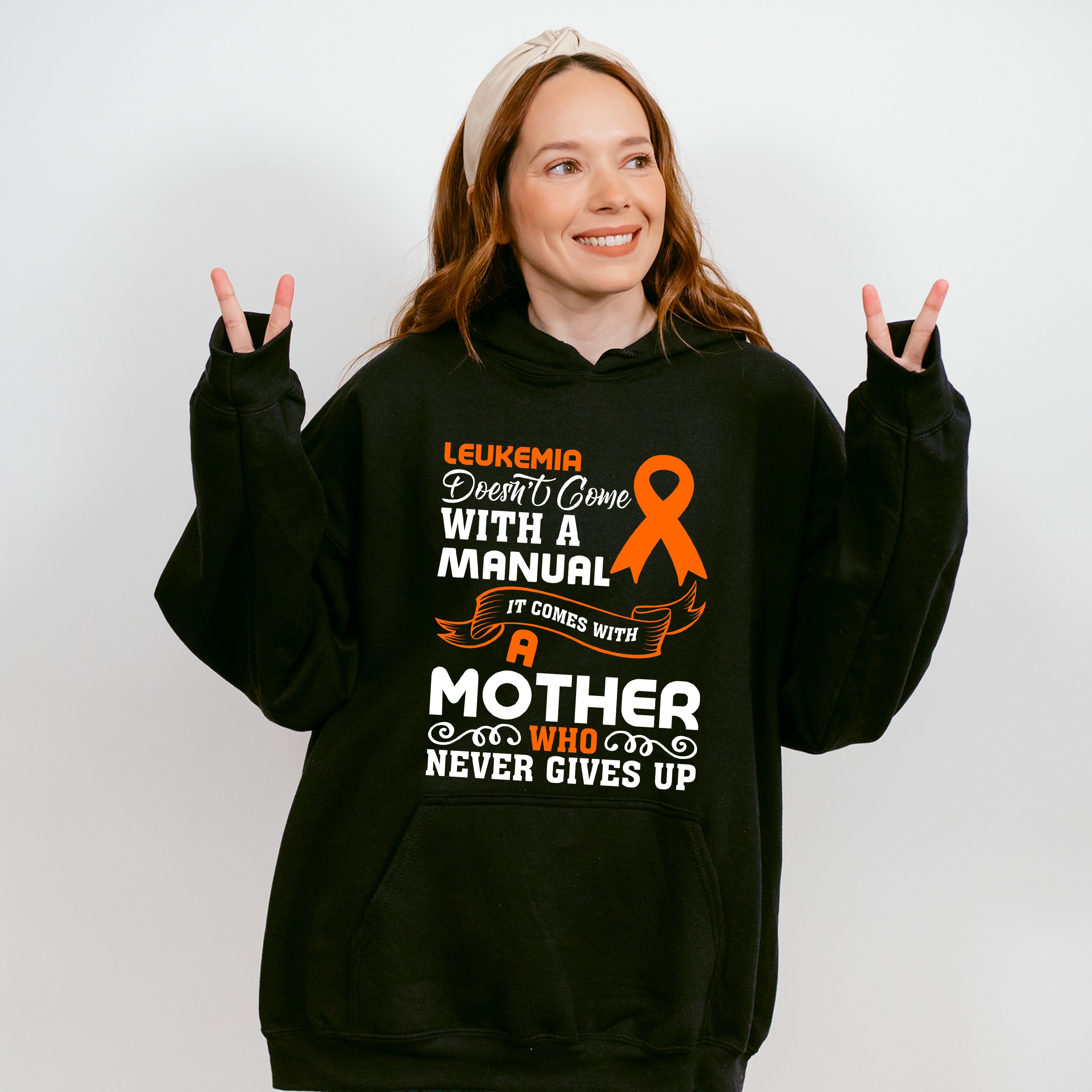 Leukemia Doesn't Come With A Manual - Leukemia Unisex Crewneck T-Shirt Sweatshirt Hoodie