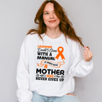 Leukemia Doesn't Come With A Manual - Leukemia Unisex Crewneck T-Shirt Sweatshirt Hoodie