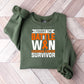 I Fought The Battle And Won - Leukemia Unisex Crewneck T-Shirt Sweatshirt Hoodie