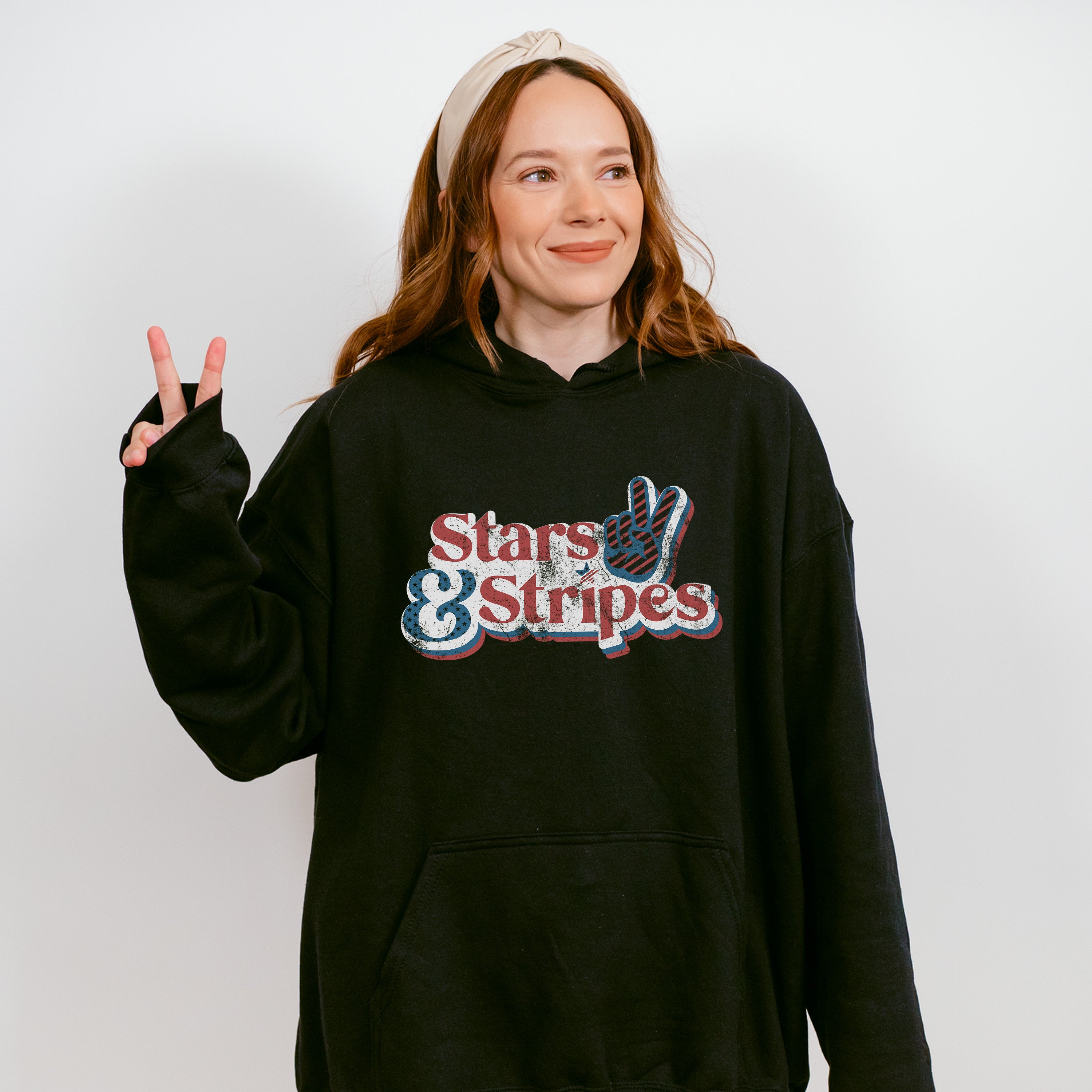 Stars And Stripes 4th Of July Unisex Crewneck T-Shirt Sweatshirt Hoodie
