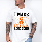 I Make Leukemia Look Good - Leukemia Unisex Crewneck T-Shirt Sweatshirt Hoodie