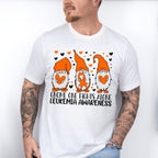 Gnome One Fights Alone - Leukemia Unisex Crewneck T-Shirt Sweatshirt Hoodie