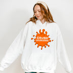 Crush Leukemia Splash Design - Leukemia Unisex Crewneck T-Shirt Sweatshirt Hoodie