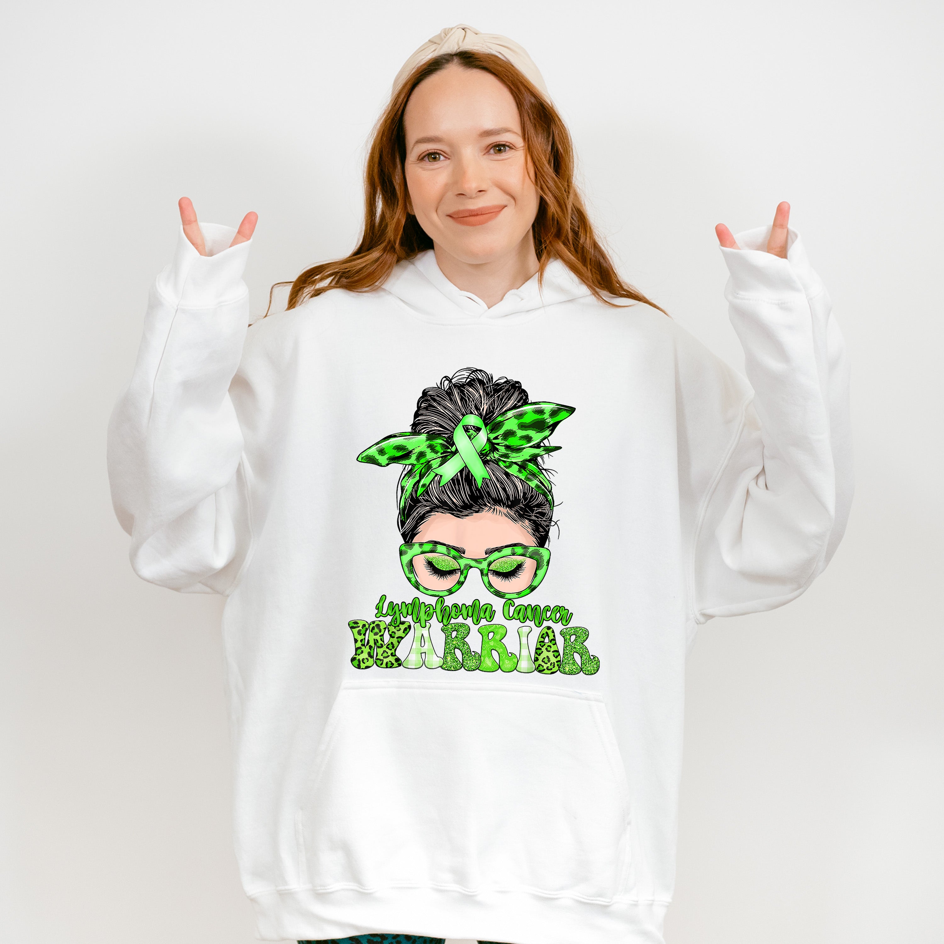 Lymphoma Cancer Warrior - Lymphoma Unisex Crewneck T-Shirt Sweatshirt Hoodie