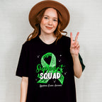 Support Squad Cancer Awareness - Lymphoma Unisex Crewneck T-Shirt Sweatshirt Hoodie