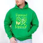 Support Squad Heart Design - Lymphoma Unisex Crewneck T-Shirt Sweatshirt Hoodie