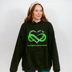 Lymphoma Strong Heart Design - Lymphoma Unisex Crewneck T-Shirt Sweatshirt Hoodie
