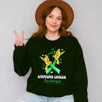 Lymphoma Awareness Bird Design - Lymphoma Unisex Crewneck T-Shirt Sweatshirt Hoodie