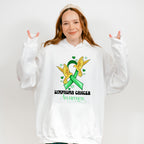 Lymphoma Awareness Bird Design - Lymphoma Unisex Crewneck T-Shirt Sweatshirt Hoodie