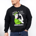 Unbreakable Lymphoma Warrior - Lymphoma Unisex Crewneck T-Shirt Sweatshirt Hoodie