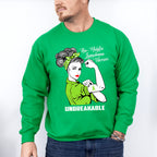 Unbreakable Lymphoma Warrior - Lymphoma Unisex Crewneck T-Shirt Sweatshirt Hoodie