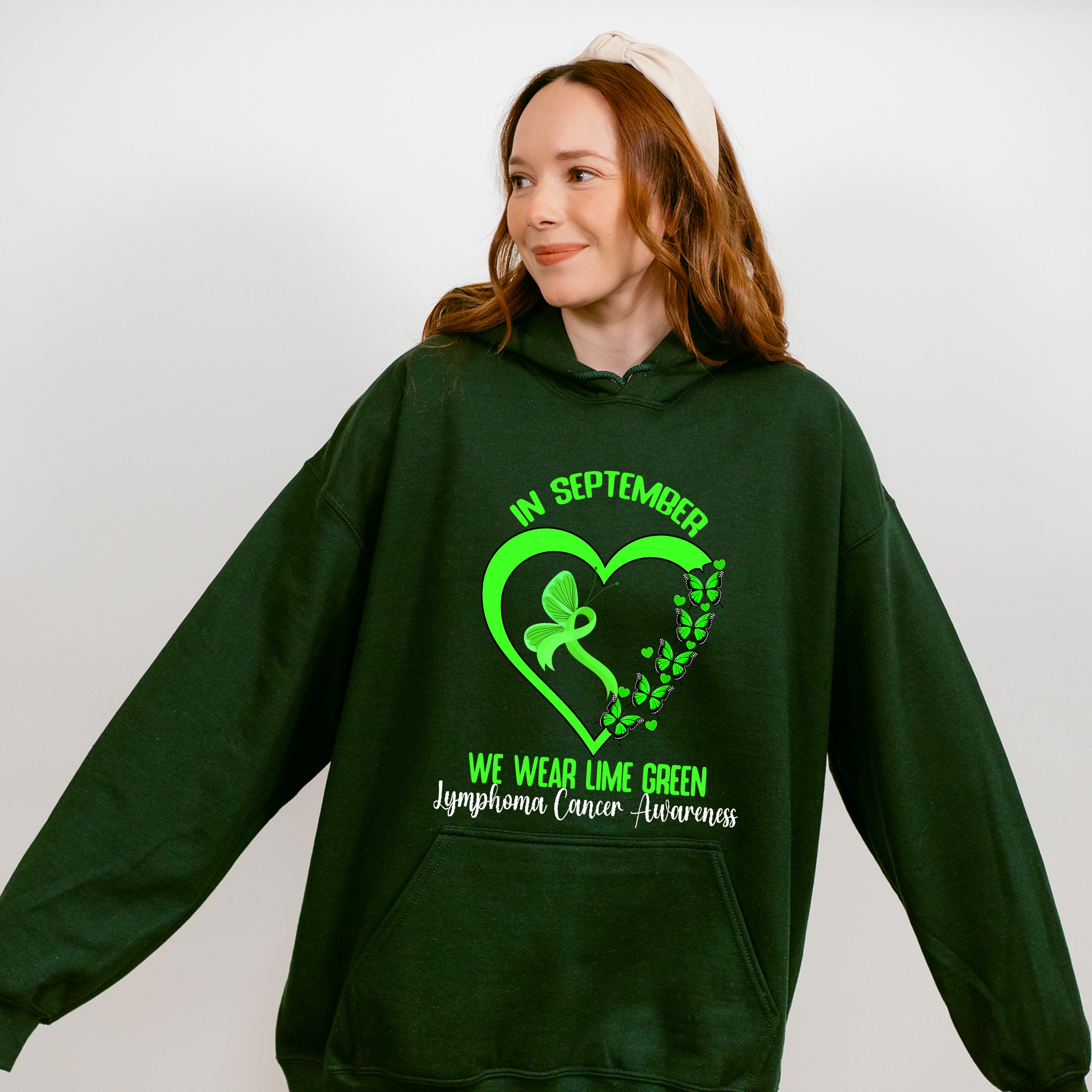 In September Wear Green - Lymphoma Unisex Crewneck T-Shirt Sweatshirt Hoodie