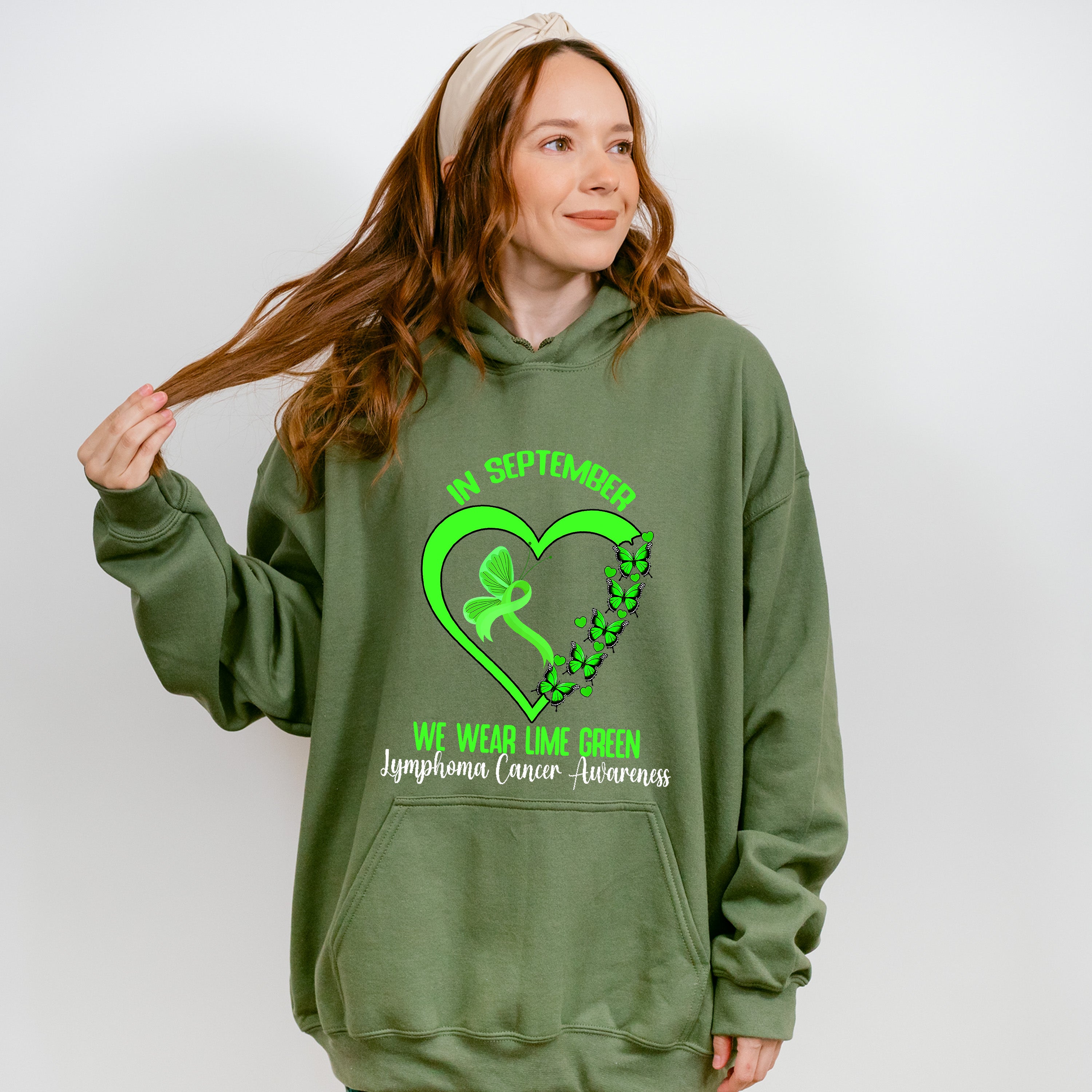 In September Wear Green - Lymphoma Unisex Crewneck T-Shirt Sweatshirt Hoodie