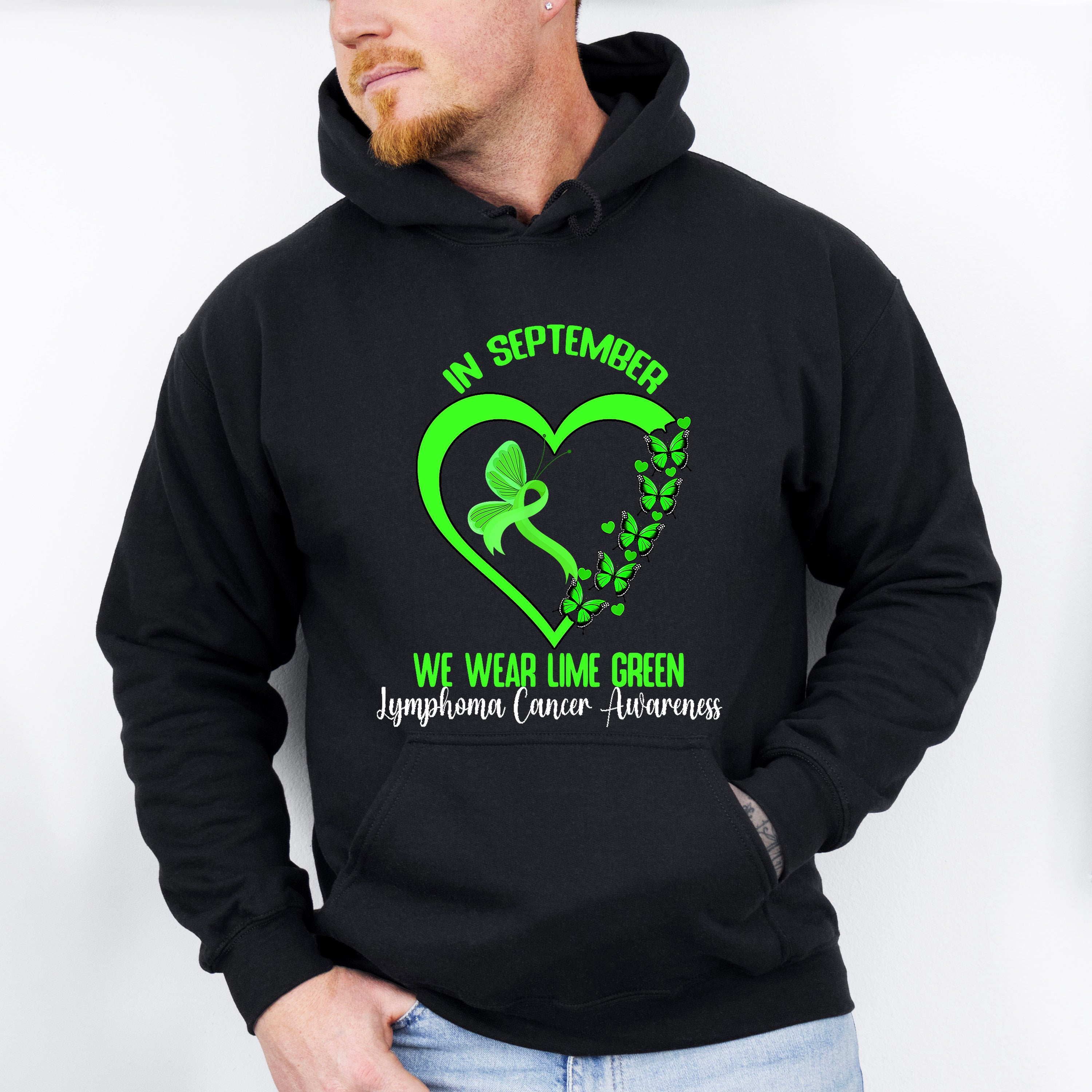 In September Wear Green - Lymphoma Unisex Crewneck T-Shirt Sweatshirt Hoodie