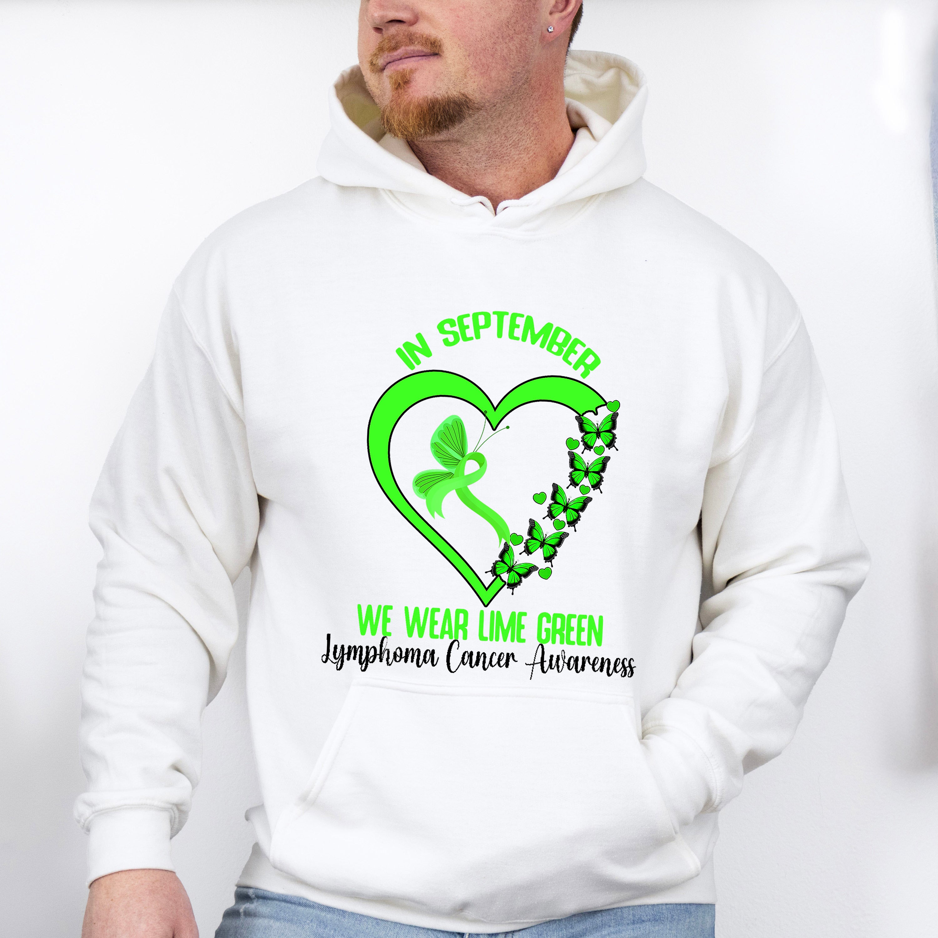 In September Wear Green - Lymphoma Unisex Crewneck T-Shirt Sweatshirt Hoodie