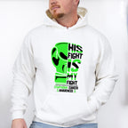 His Fight Is My Fight - Lymphoma Unisex Crewneck T-Shirt Sweatshirt Hoodie
