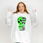 His Fight Is My Fight - Lymphoma Unisex Crewneck T-Shirt Sweatshirt Hoodie