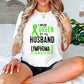 I Wear Green For My Husband - Leukemia Unisex Crewneck T-Shirt Sweatshirt Hoodie