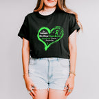 Wear Green Heart Design - Lymphoma Unisex Crewneck T-Shirt Sweatshirt Hoodie