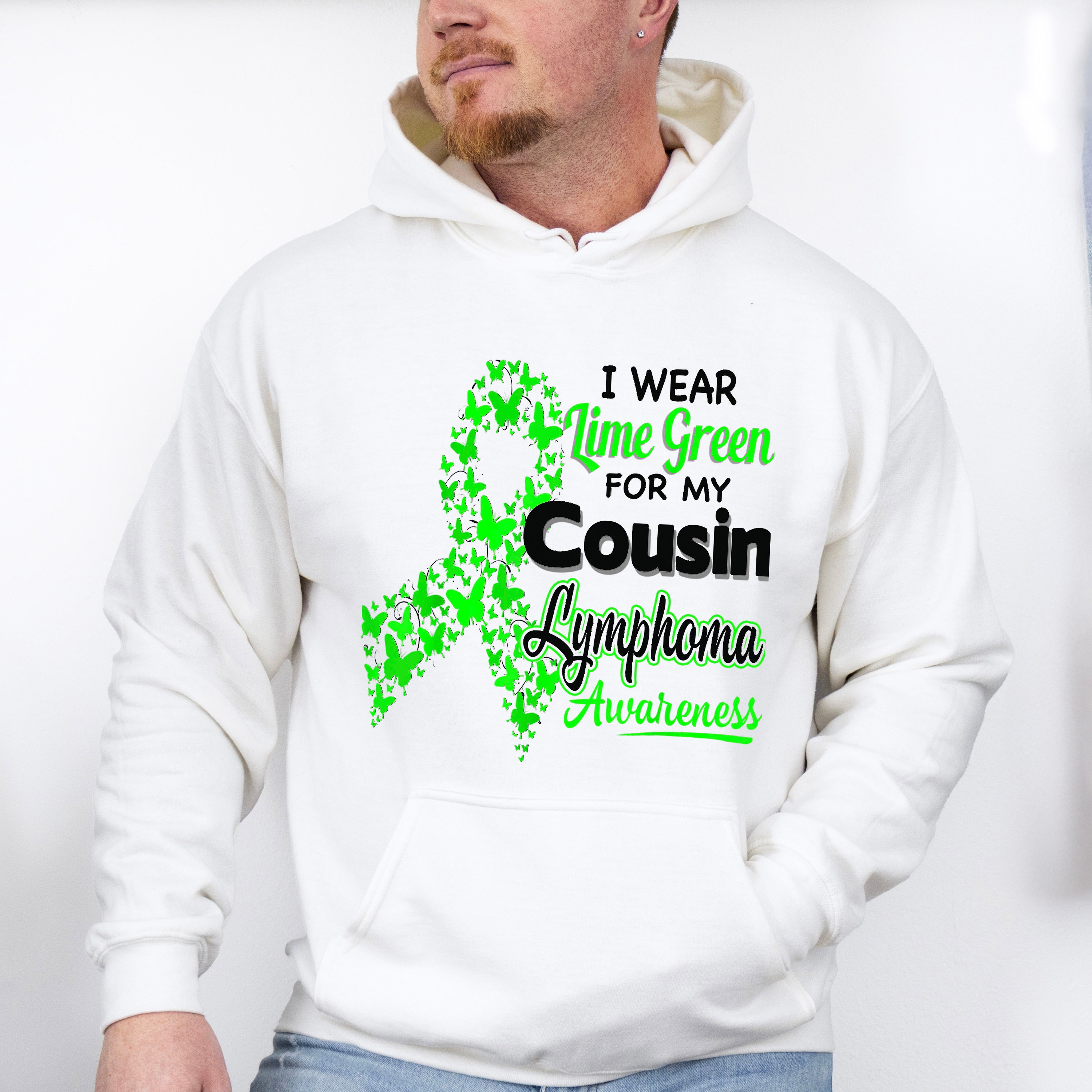 I Wear Green For My Cousin - Lymphoma Unisex Crewneck T-Shirt Sweatshirt Hoodie