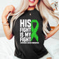 His Fight Is My Fight Ribbon - Leukemia Unisex Crewneck T-Shirt Sweatshirt Hoodie